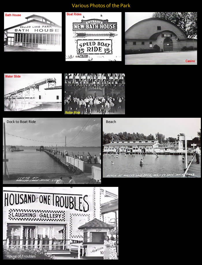 Walled Lake Amusement Park (Walled Lake Park) - Smaller Photos Of Park (newer photo)